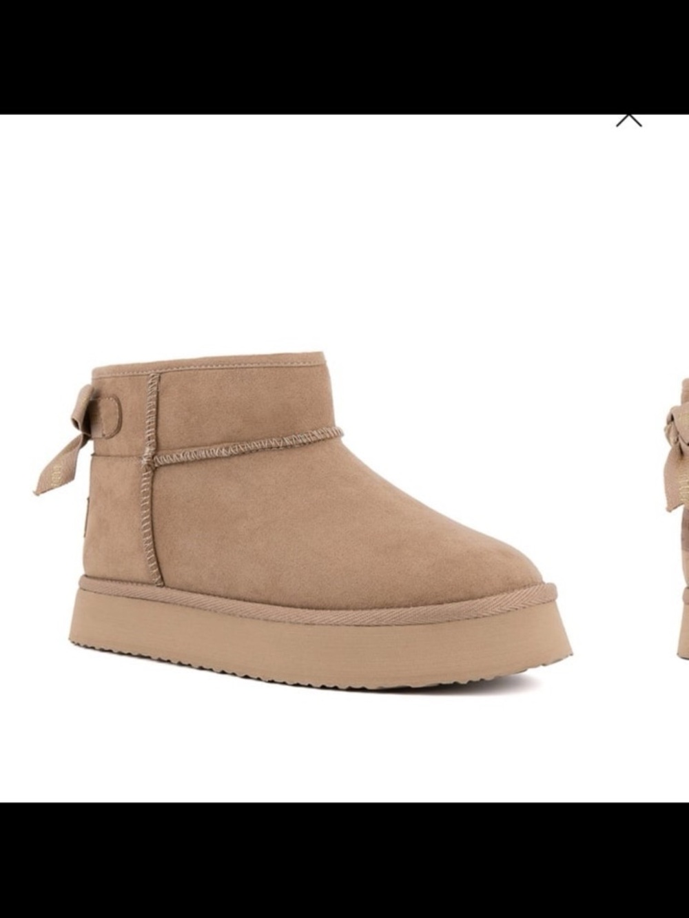 NWB juicy couture women’s olden mini platform cold weather bootie size 8